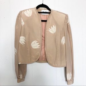 NEIMAN Marcus  Open Front Silk Jacket size 10